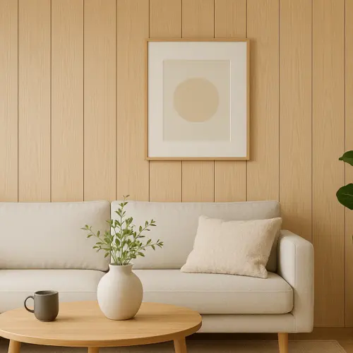 Wpc Wood Effect Flat Style Wall Panels