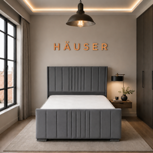 Manhattan Wing Upholstered Bed